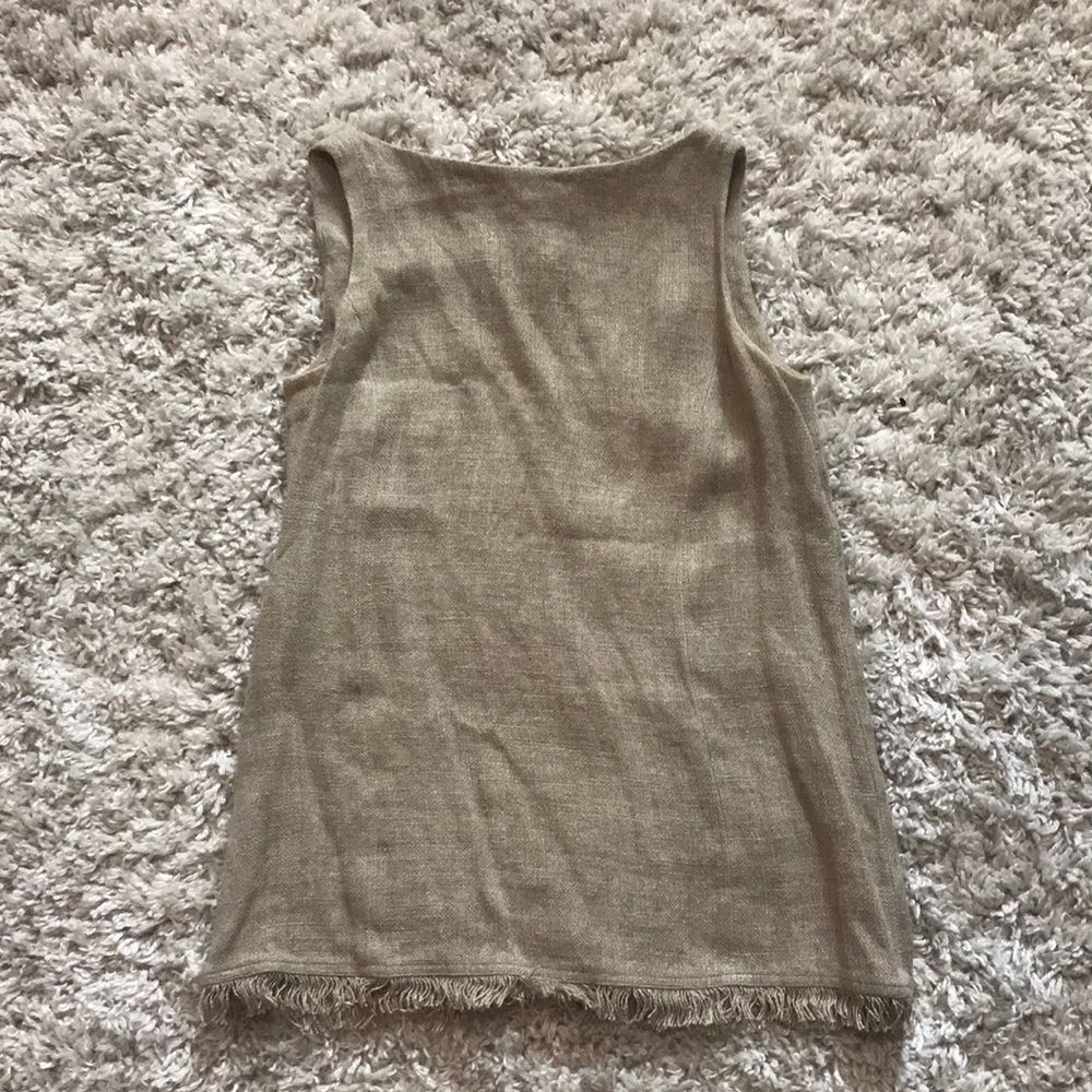 Vintage tan shirt dress